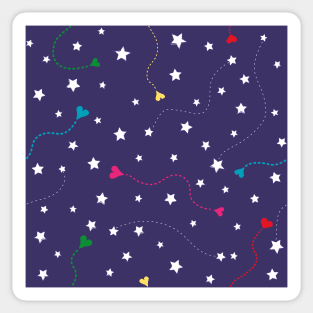 Starry night Sticker